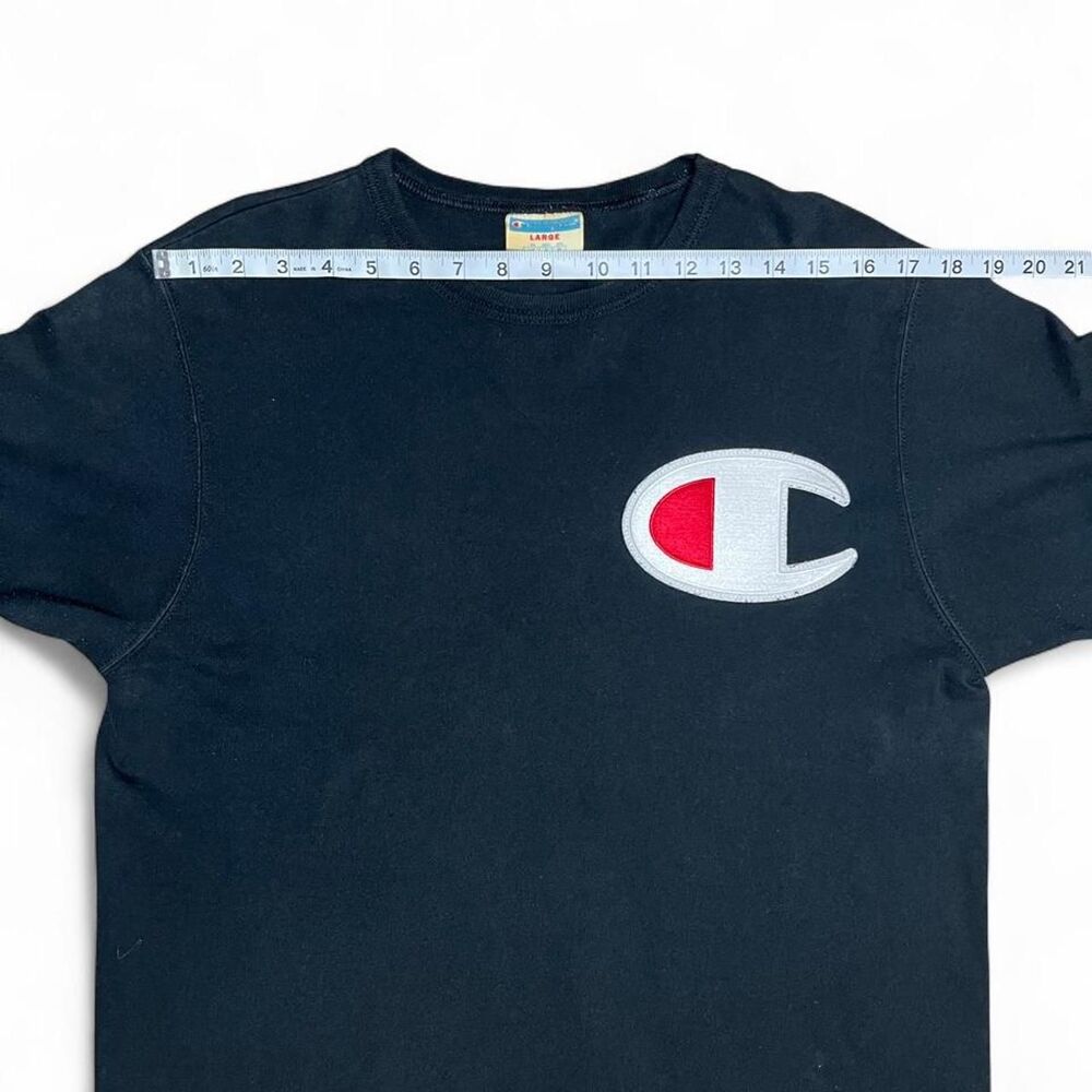 Champion Men's Black T-shirt - Picture 3 of 6